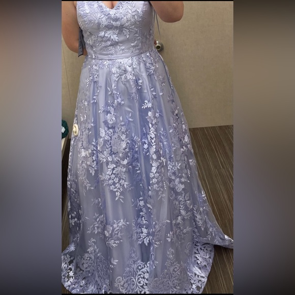 brand say yes to the prom dress, size is 13, color is lavender - Picture 2 of 3